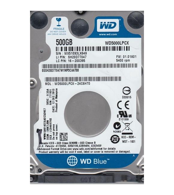 Wd 500Gb Blue 2,5
