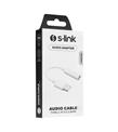 S-link SL-TA50 Beyaz Type-C M to 3.5mm Audio F 20cm Çevirici_1)