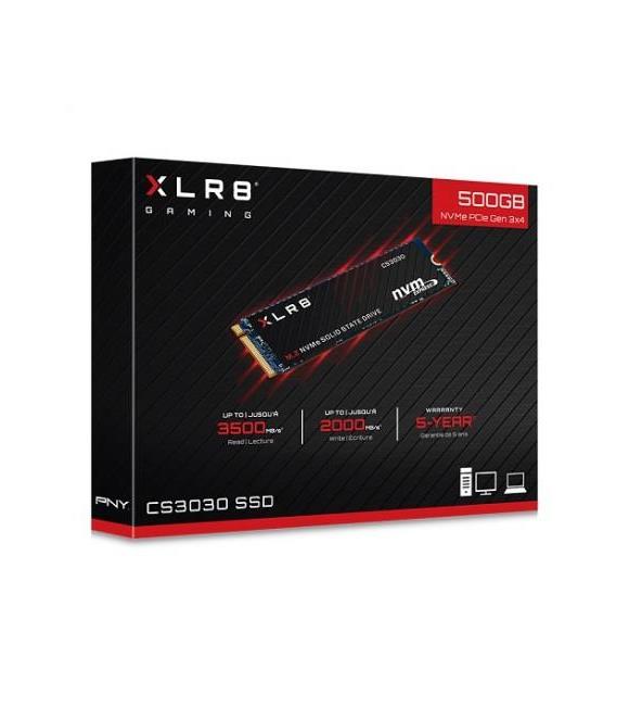 Pny 500GB XLR8 CS3030 3500-2000 NVMe PCIe M.2 SSD Harddisk_1