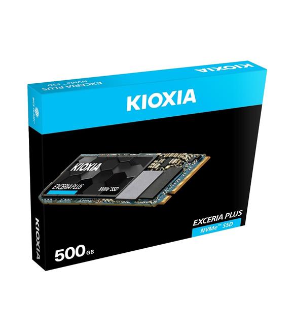 Kioxia 500GB Exceria Plus NVMe 3400MB-2500MB-s M2 PCIe Nvme 3D NAND SSD (LRD10Z500GG8) Harddisk_1
