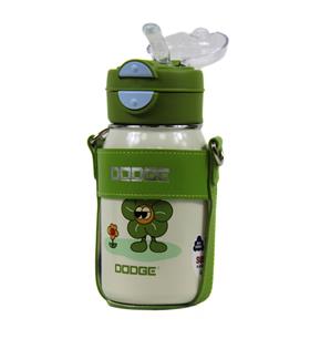 Dodge DB-24502 Çift Kullanım Pipetli/Rahat İçim Yeşil 520ml Çelik Matara