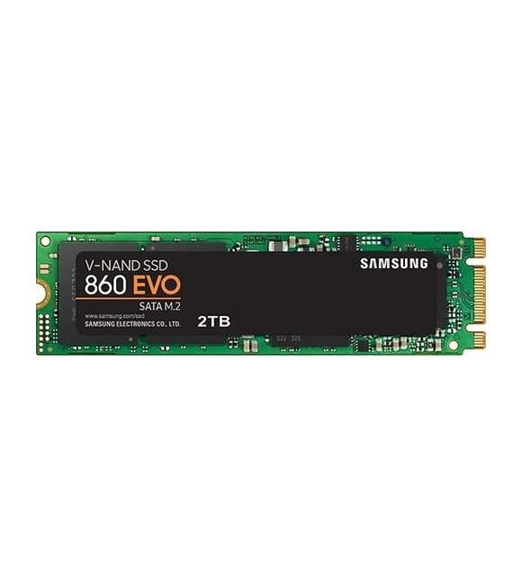 Samsung 2TB 860 Evo 550MB-s-520MB-s M.2 2.5" SSD (MZ-N6E2T0BW) Harddisk