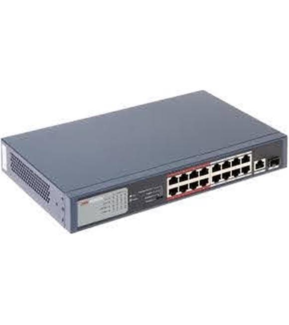 Hikvision DS-3E0318P-E-M 16 Portlu 10-100 Fast Ethernet Switch- 16 Port Poe 130W