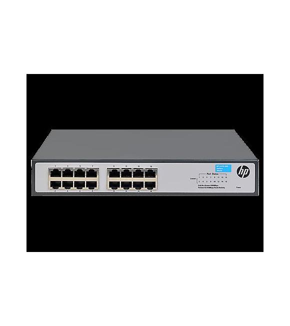 HP JH016A 16 Port 1420-16G 10-100-1000 Yönetilemez Switch