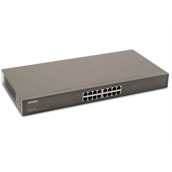 Everest ESW-116P 16 Port 10-100Mbps Switch Hub