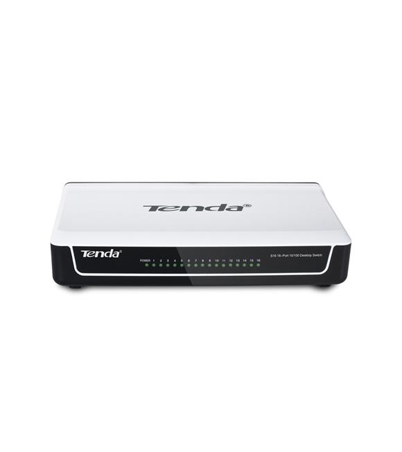 Tenda S16 16 Port 10-100 Mbps Switch Plastik Kasa