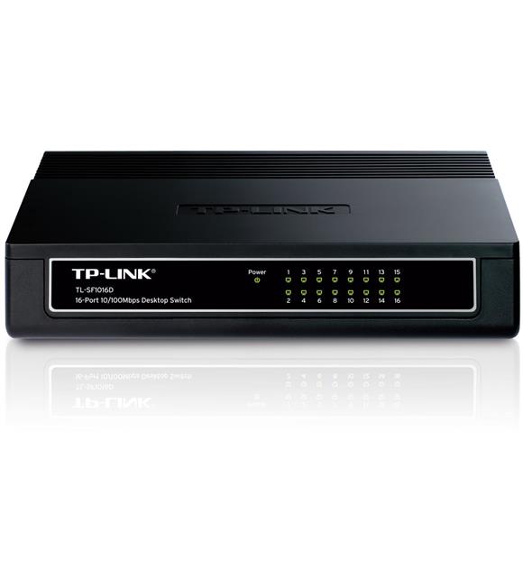 Tp-Link TL-SF1016D 16 Port 10-100 Mbps Switch Plastik Kasa