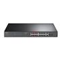 Tp-Link TL-SL1218MP 16 Port 10-100 Poe+ 2 Port 10-100-1000 Mbps Switch 2 Port SFP Çelik Kasa