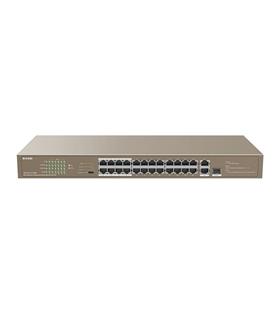 Tenda TEF1126P-24-250W 24 Port Poe+ 10-100 Switch Çelik Kasa Rack Mount