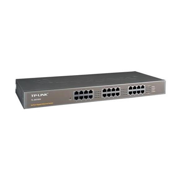 Tp-Link TL-SG1024D 24 Port 10-100-1000 Mbps Switch Çelik Kasa Rack Mount