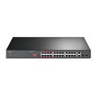 Tp-Link TL-SL1226P 24 Port 10-100 Mbps Poe+ 2 Port 10-100-1000 Mbps Switch 2 Port SFP Çelik Kasa