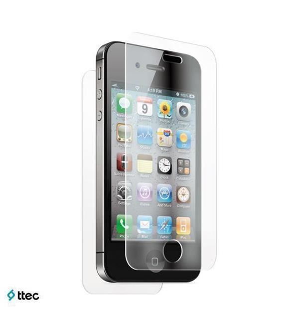 Ttec 2EKDU2009 Iphone 4s (Ön-Arka-Yan) Dayanıklı Ultra Şeffaf Ekran Koruyucu