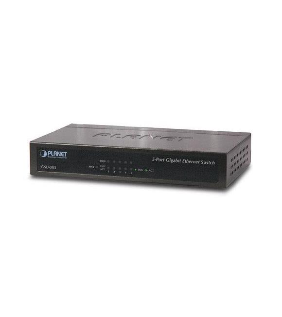 Planet 5 Port 10-100-1000BASE-T 01-Port Complies with IEEE 802.3, 10Base-T