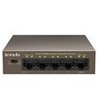 Tenda TEF1105P 5 Port 4 Port Poe+ 10-100 Switch Çelik Kasa Rack Mount