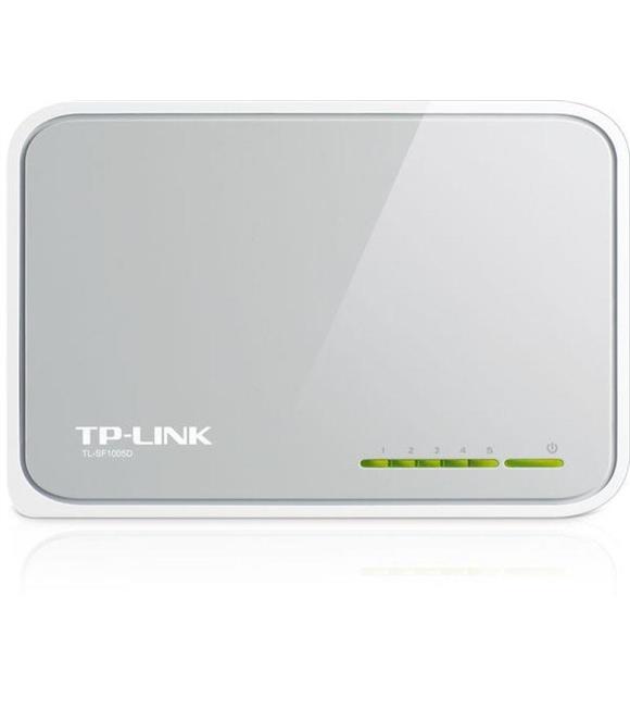 Tp-Link TL-SF1005D 5 port 10-100 Mbps Switch Plastik Kasa