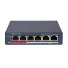 Hikvision DS-3E1106P-EI-M 4 Port PoE 10-100 2-Uplınk Yönetilemez Switch