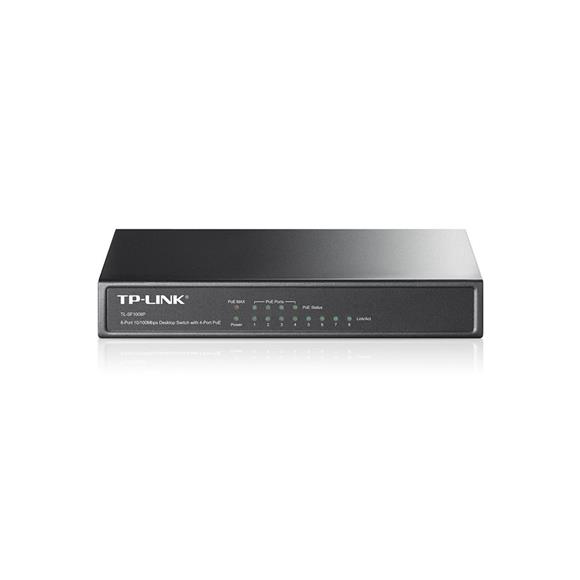 Tp-Link TL-SF1008P 8 Port 4 Port Poe+ 10-100 Mbps Switch Çelik Kasa