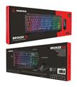 Rampage KB-R310 BROKER V2 Siyah Usb Gökkuşağı Zemin Aydınlatmalı 12800 DPI Oyuncu Klavye + Mouse Set_5)