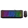 Rampage KB-R310 BROKER V2 Siyah Usb Gökkuşağı Zemin Aydınlatmalı 12800 DPI Oyuncu Klavye + Mouse Set