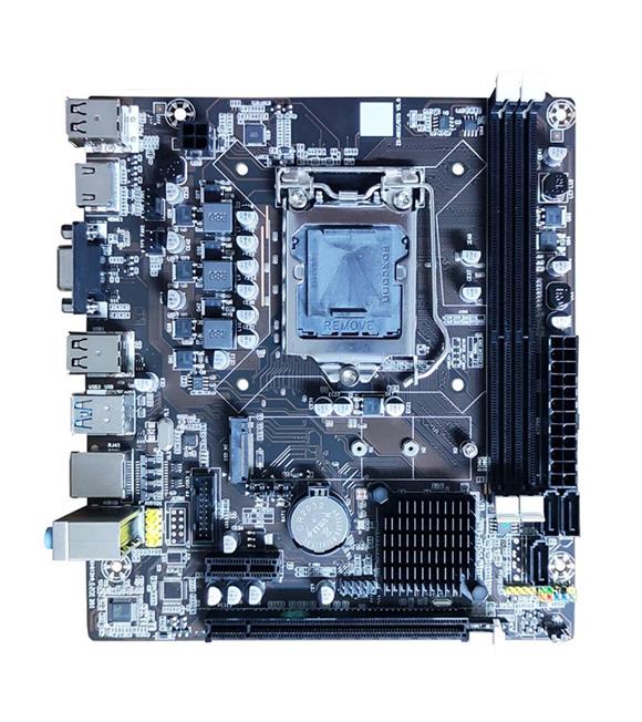 Quadro H61-B75M1 DDR3 GLan VGA,HDMI 4x Sata3 M.Sata 16X PCIe 1155p USB 3.0 2.3. Nesil Anakart