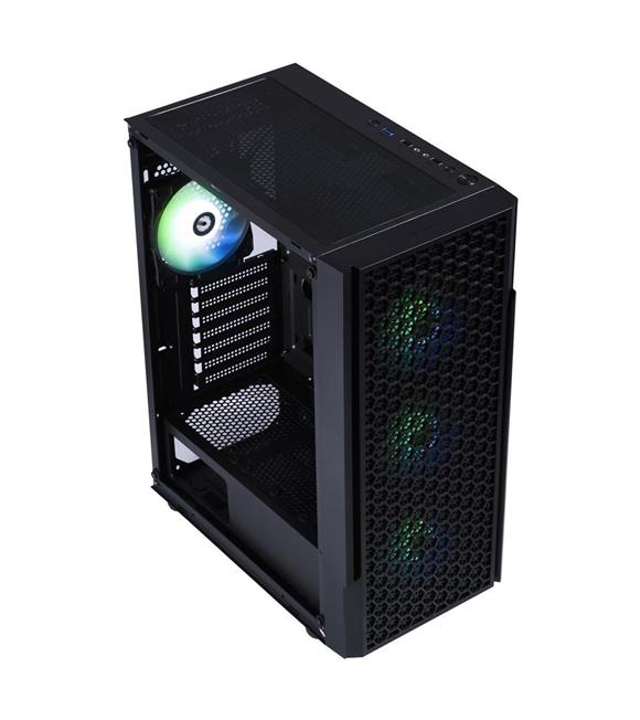 Bitfenix Proton 4F-BLACK 600W 80+ PSU 4x120mm FRGB Fan ATX Temperli Cam Siyah Gaming (Oyuncu) Kasa