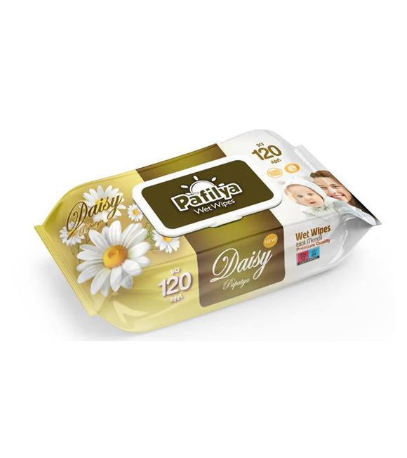 Pafilya Papatya Islak Mendil 120 li (Alcohol Free- Paraben Free) Premium Quality