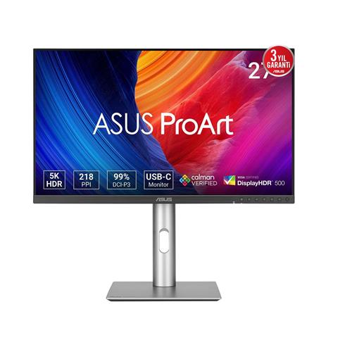 Asus 27" ProArt Display PA27JCV 5ms 60Hz VESA DisplayHDR 500 5K Ultra HD IPS Profesyonel Monitör Bitti Bitiyor!