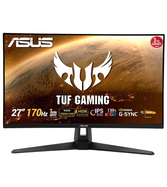 Asus TUF Gaming VG27AQ1A 27" 1ms WQHD Freesync G-Sync Oyuncu Monitör