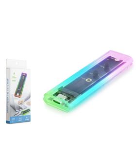 Hadron Hdx1770 Ssd Kutu Type-C3.1 Nvme + Ngff M2 10Gbps Rgb Transparent