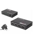 Hadron Hdx1286 4 Port Hdmi Splitter 1.4V 1080P 3D 1-In 4-Out Siyah