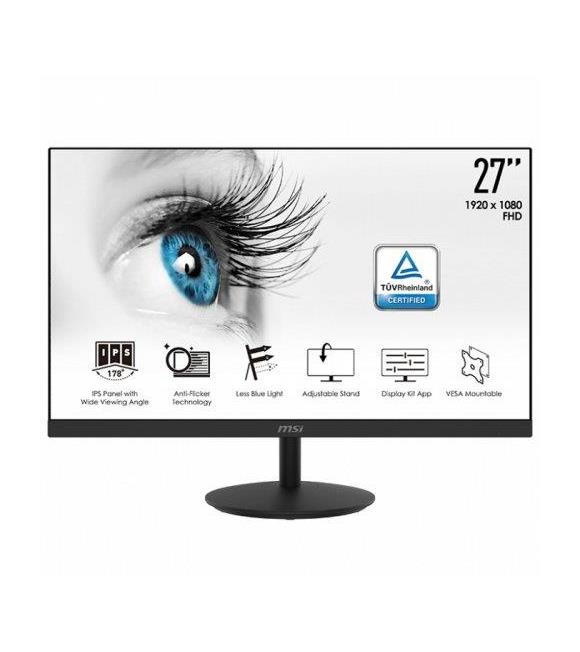 Msi 27” Pro MP271 5ms 1920x1080 75Hz HDMI D-SUB VESA 2wx2 Multimedya IPS Full HD Monitör