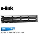 S-link  SL-P648 48 Port Cat6 Utp Patch Panel