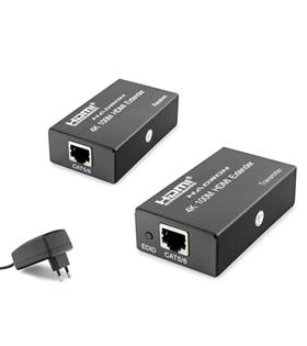 Hadron Hdx1367  100M Hdmi Extender 4K DC 5V adaptör Siyah