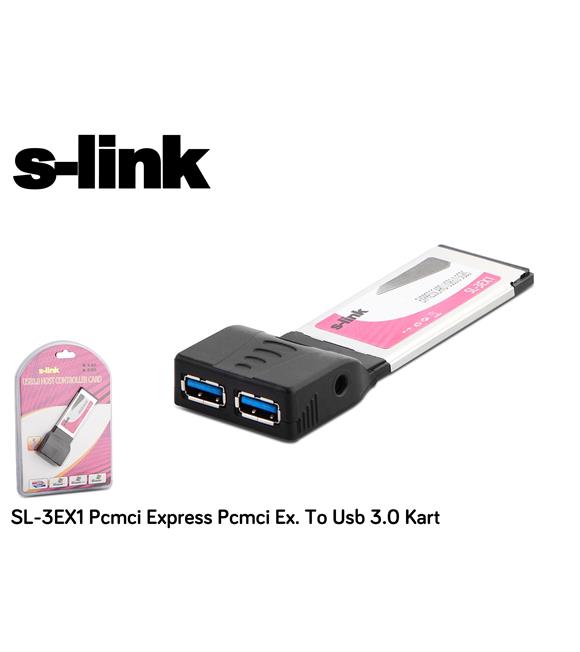 S-link SL-3EX1 2 Port Usb 3.0 Pcmcı Express Kart