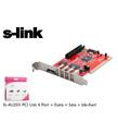 S-link SL-4U2S1L 4 Port Usb 2.0 1 Port Esata 1 Port Sata + 1 Port Ide Pcı Kart