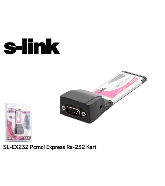 S-link SL-EX232 1port rs232 Pcmcıa Express Kart