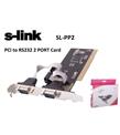 S-link SL-PP02 2 Port rs232 Pcı Kart