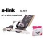 S-link  SL-PP02 2 Port rs232 Pcı Kart