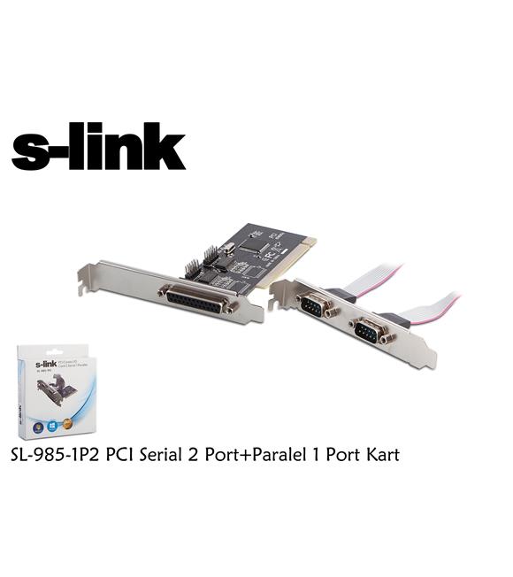 S-link SL-985-1p2 1 Port Paralel + 2 Port rs232 Pcı Kart