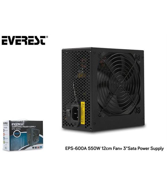 Everest EPS-600A 600w 12cm Fsn 4 Sata Aktif Pfc Güç Kaynağı Power Supply