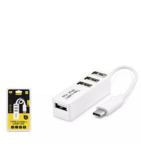 Hadron Hdx7015 Type-C Hub 4-Usb Beyaz (Telefon Uyumlu)