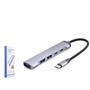 Hadron Hdx7041 Type-C Hub 5-Usb Gri
