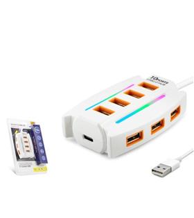 Hadron Hdx7037 Usb Hub 10-Usb 1.2M Beyaz