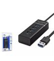 Hadron Hdx7017 Usb3.0 Hub 3-Usb + Usb3.0 30Cm Siyah