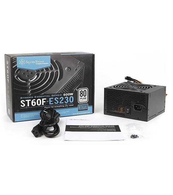 SilverStone Strider 80Plus Sertifikalı 600W (Tek 12V Kanal, 46A Akım) Güç Kaynağı