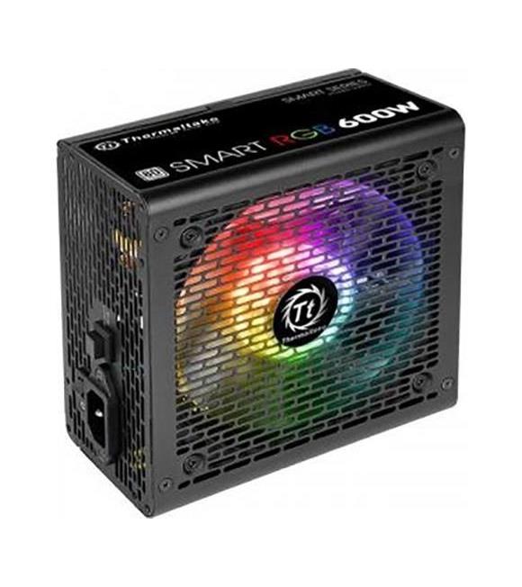 Thermaltake Smart 600W 80+ 12cm RGB Led Fanlı PSU (PS-SPR-0600NHSAWE-1)_1