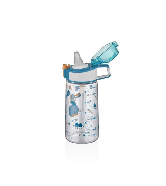 Vagonlife Tkk T3002 500ml Pipetli Mavi Astronot Desenli Tritan Matara