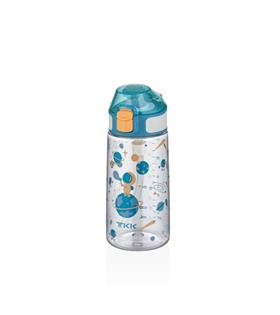 Vagonlife Tkk T3002 500ml Pipetli Mavi Astronot Desenli Tritan Matara
