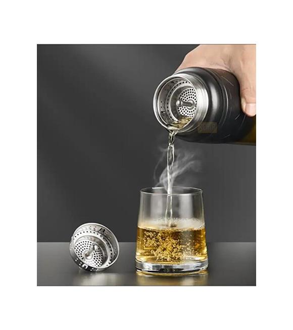 Vagonlife Tkk T2022 500ml Süzgeçli Pipetli Yeşil Çelik Matara