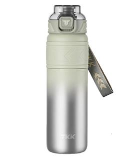 Vagonlife Tkk T2022 500ml Süzgeçli Pipetli Yeşil Çelik Matara